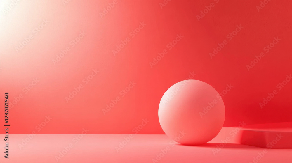 Pink Egg Minimalist Studio Product Background Scene Pink Egg Minimalist Studio Product Background Scene