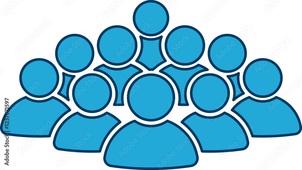 People group icon set. Team of worker. User profile symbol. Group of people or group of users. Persons symbol. Population icon. Increase social development, global demography. Vector illustration. People group icon set. Team of worker. User profile symbol. Group of people or group of users. Persons symbol. Population icon. Increase social development, global demography. Vector illustration.