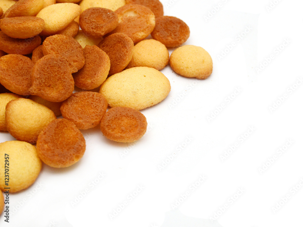 Stack Cracker on white background Stack Cracker on white background