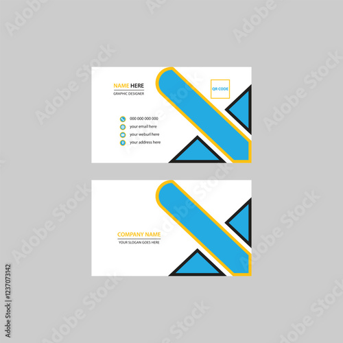 Minimalist business card design template