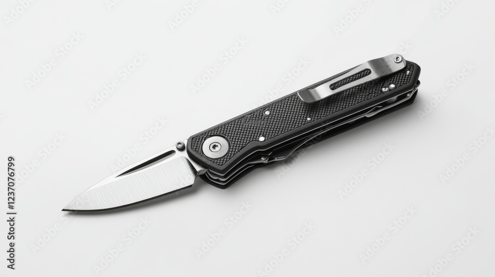 Sleek Black Pocket Knife: Perfect EDC Tool Sleek Black Pocket Knife: Perfect EDC Tool