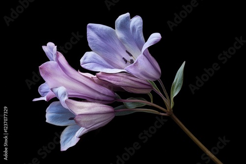 Campanula persicifolia a wild bluebell photo