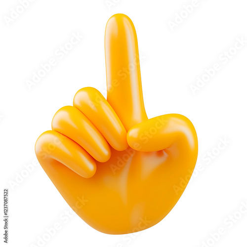 3d hand pointing up 3d hand png yellow hand gestures collection cartoon hands thumb up