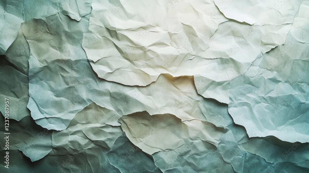 Obraz premium Textured Crumpled Paper Background for Creative Design Projects