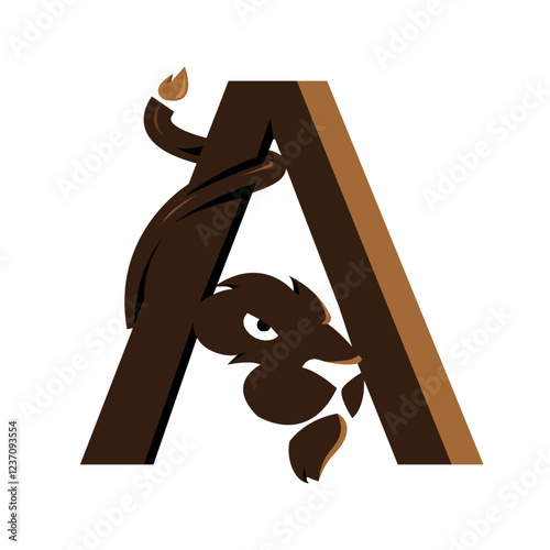 Buchstaben Logo für A