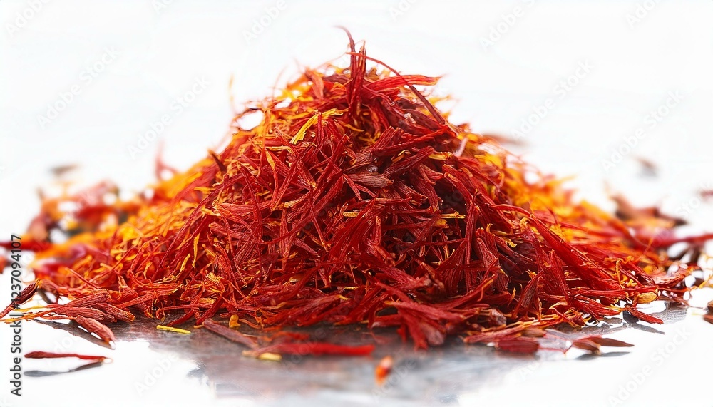 Fototapeta premium heap of saffron spice
