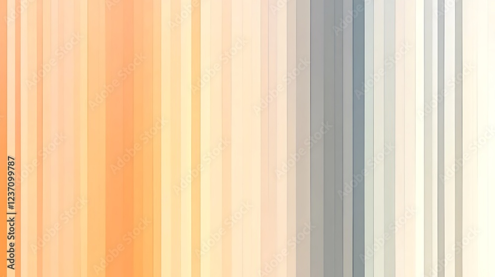 Abstract image of vertical color stripes in shades of orange and grey Abstract image of vertical color stripes in shades of orange and grey