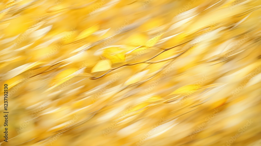 Abstract Autumn Leaves Motion Blur Background Yellow and White Abstract Autumn Leaves Motion Blur Background Yellow and White
