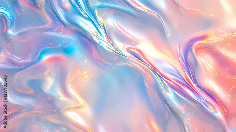 Abstract blurred iridescent light background. Iridescent Glow. Illustration Abstract blurred iridescent light background. Iridescent Glow. Illustration