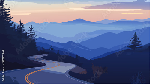 Entering the Smokies- Blue Ridge Parkway