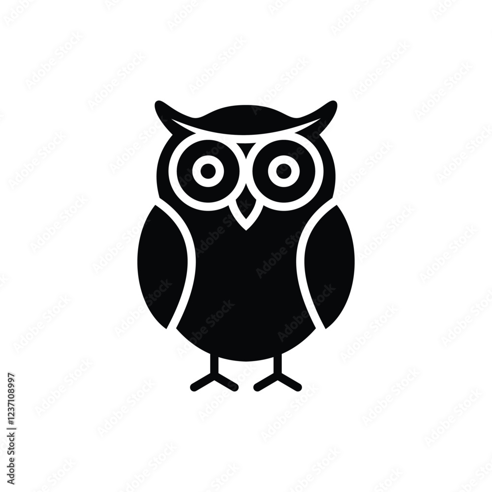 Fototapeta premium owl silhouette