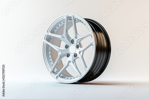 Floating alloy wheel showcases elegant design and innovative craftsmanship