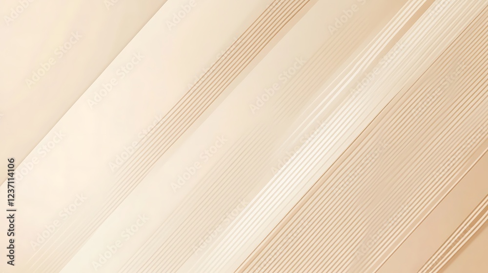 Obraz premium Abstract Beige Diagonal Lines Background Design