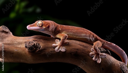 spearpoint leaf tailed gecko uroplatus ebenaui photo