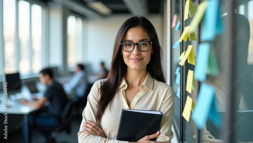 Confident Businesswoman in Modern Office Confident Businesswoman in Modern Office