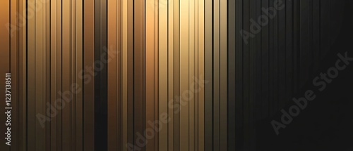 Abstract Gold Brown Black Vertical Stripes Design photo