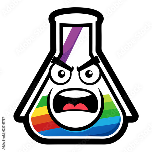 Spectrophotometer Laboratory Research Vector Illustration | Clipart & Line Art Design, Spectrophotometer lab research vector clipart in cartoon, line art, and isolated white background.