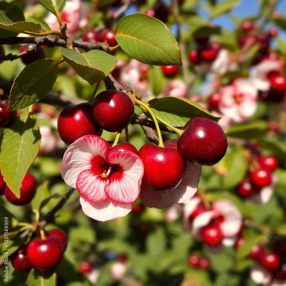 Obraz premium Red Cherry 