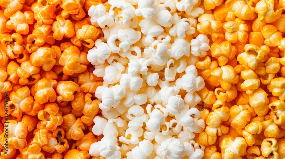 A delicious mix of buttery and cheesy popcorn, perfect for movie night!