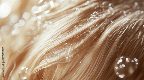 Close-Up: Textures of Blonde Hair
 photo