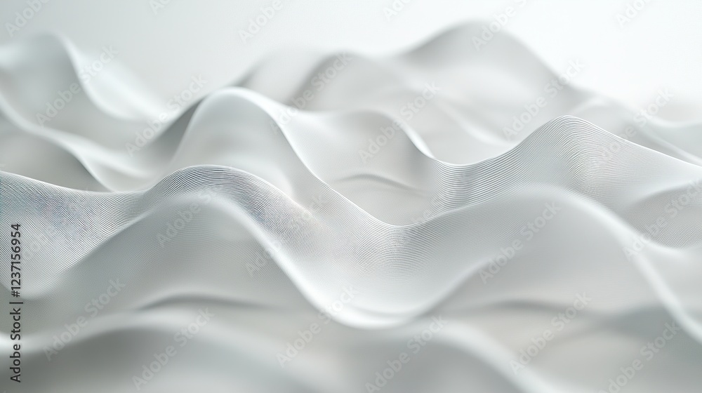 Fototapeta premium Waves of White