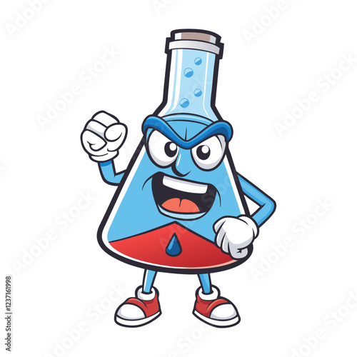 Titration Apparatus Laboratory Research Vector Illustration – Clipart, Line Art & Cartoon Design, High-quality titration apparatus vector illustration – perfect for lab research designs and digital us