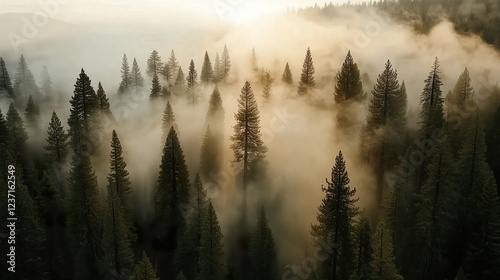 Majestic Sequoia Forest Panorama