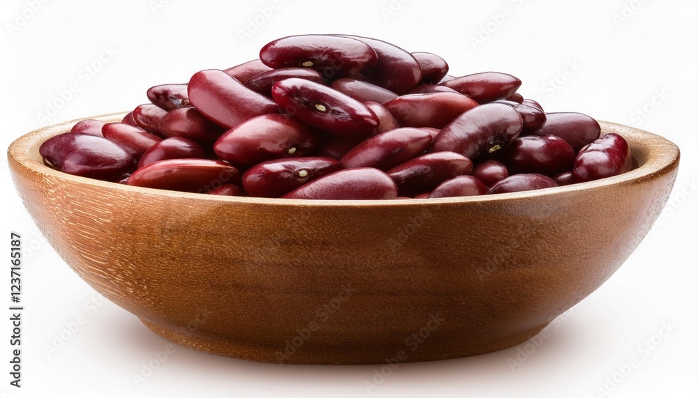 kidney beans in a bowl isolated kidney beans in a bowl isolated