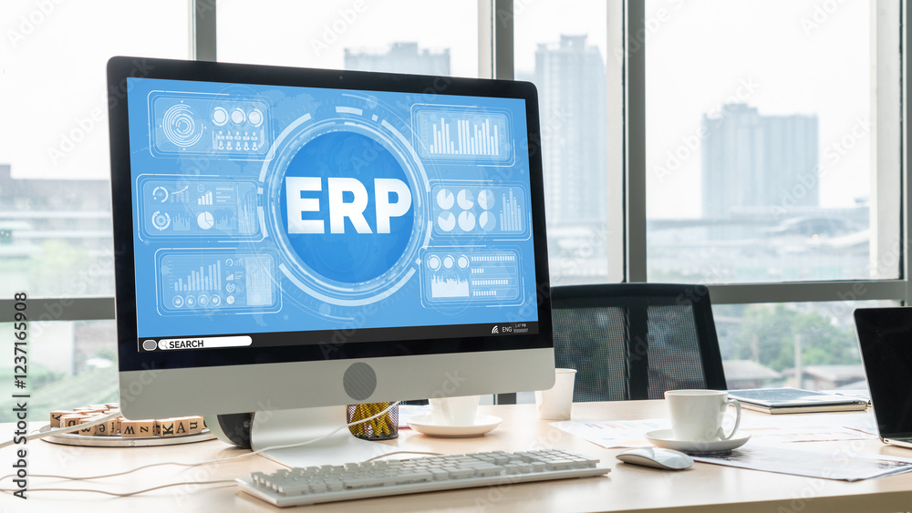 ERP enterprise resource planning software for modish business to plan the marketing strategy