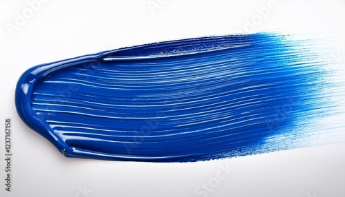blue paint brush
