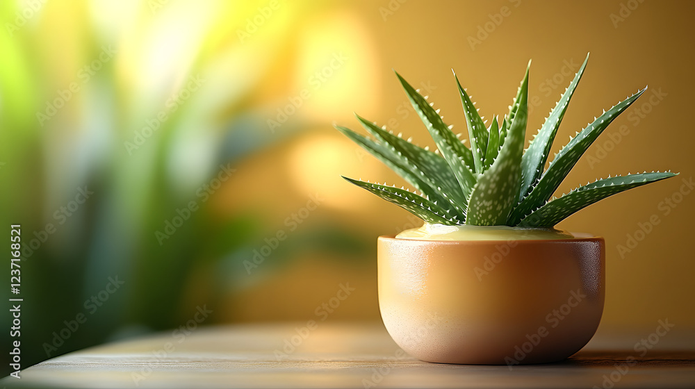 Natural Aloe Vera Gel in a Jar Surrounded by Fresh Green Leaves Natural Aloe Vera Gel in a Jar Surrounded by Fresh Green Leaves