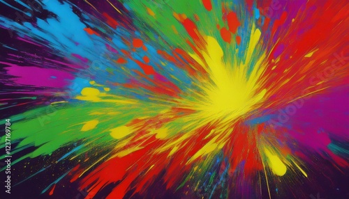 spray can be used as background