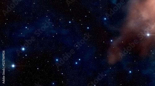 Wallpaper Mural Dark Blue Nightsky with Stars Torontodigital.ca