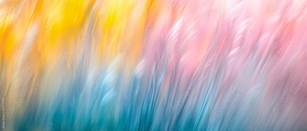 custom made wallpaper toronto digitalAbstract Pastel Grass Blades in Soft Light