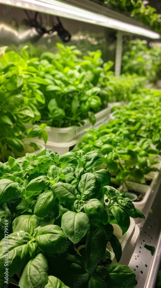Innovative Hydroponic System Cultivating Basil and Cilantro without Soil for Sustainable Agriculture Method Innovative Hydroponic System Cultivating Basil and Cilantro without Soil for Sustainable Agriculture Method
