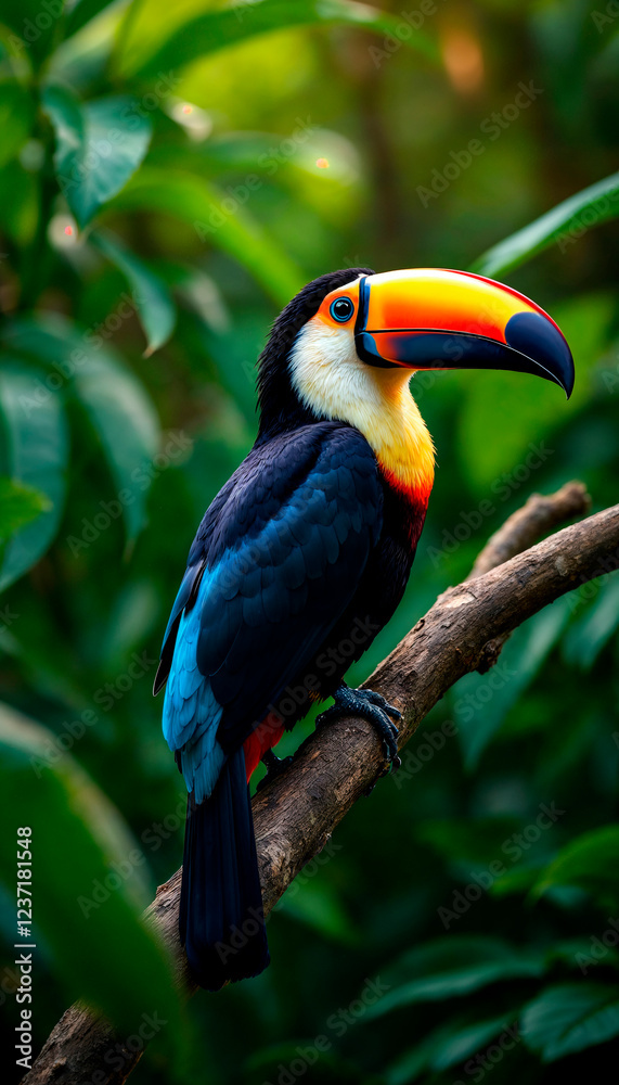 Fototapeta premium toucan in the jungle