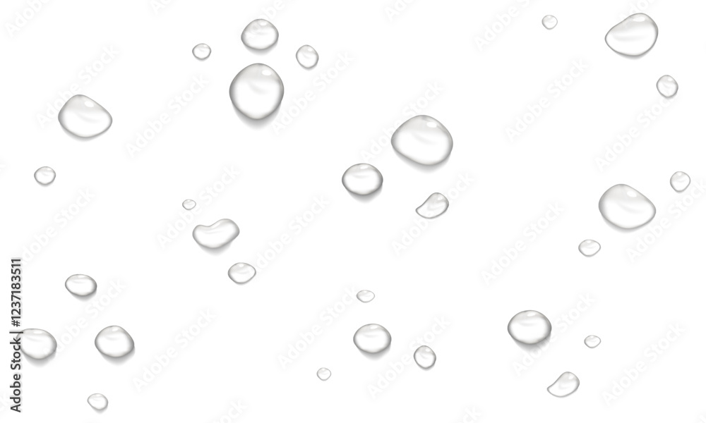 Vector water drop, drops, droplets. PNG drops, condensation on glass, on various surfaces. Realistic drops on a transparent background. Rain and dew. Vector water drop, drops, droplets. PNG drops, condensation on glass, on various surfaces. Realistic drops on a transparent background. Rain and dew.