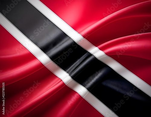 Vibrant Trinidad and Tobago flag waving with luxurious satin texture - Patriotic and cultural symbol Free Download Vibrant Trinidad and Tobago flag waving with luxurious satin texture - Patriotic and cultural symbol - GFXLoad