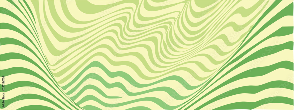 Fototapeta premium Abstract striped 3d background, vector lines wallpaper design.