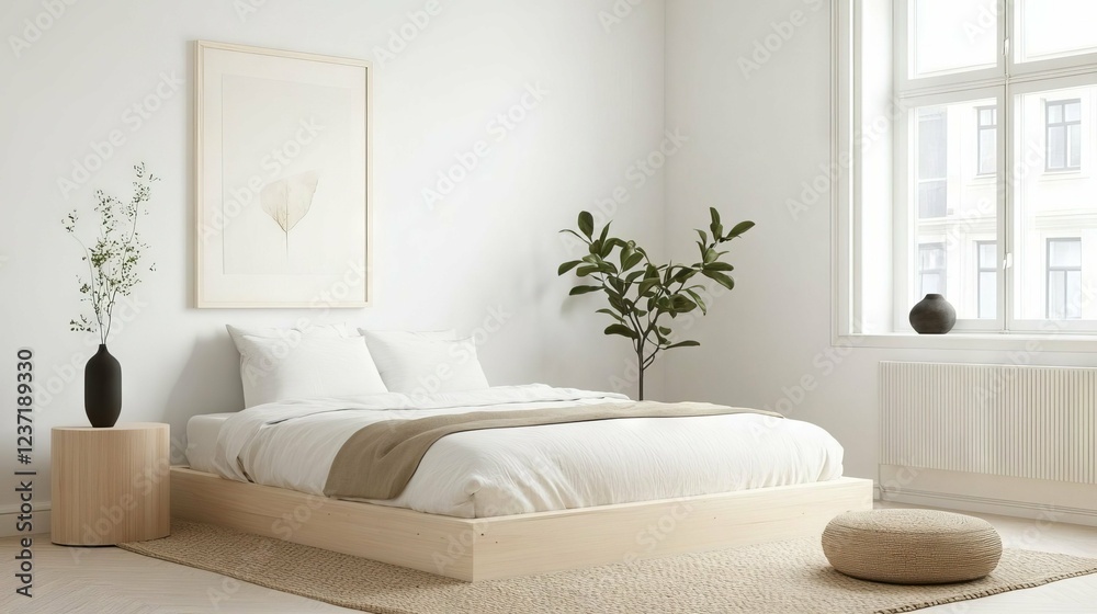 Fototapeta premium Minimalist Bedroom Design Ideas