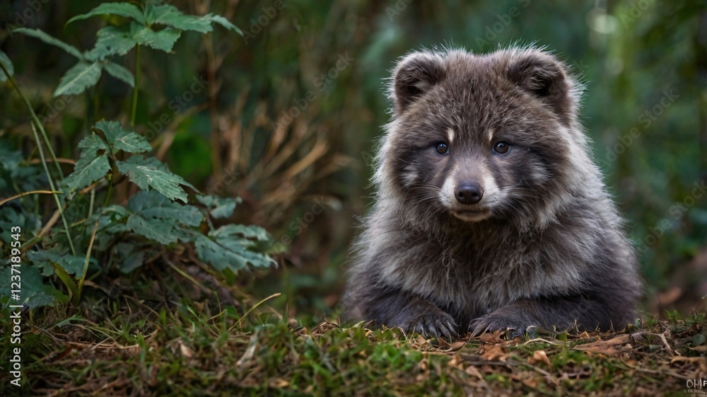 Fototapeta premium brown bear cub