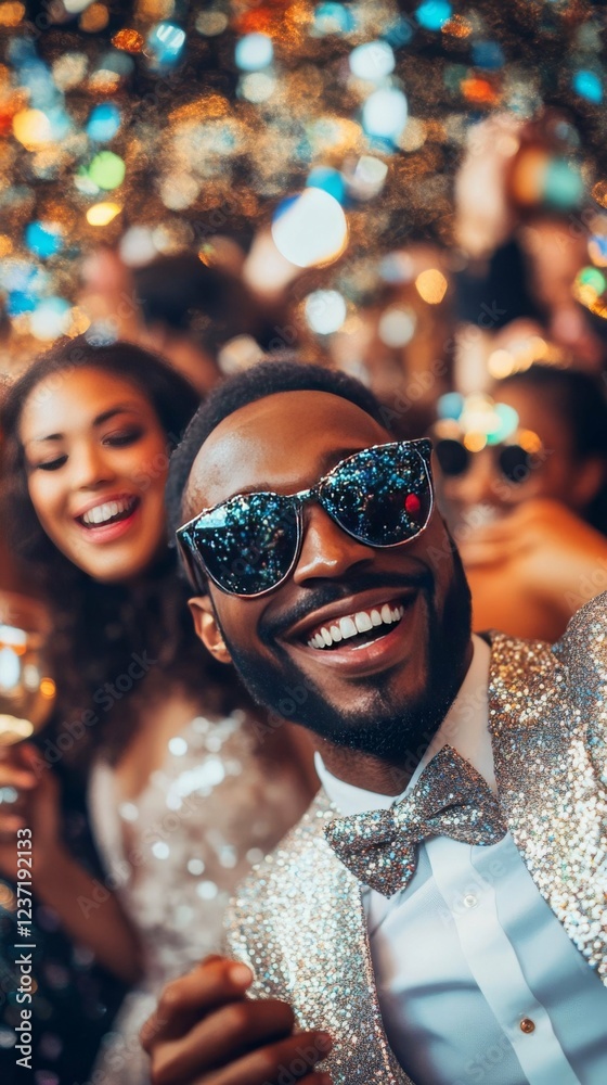 Sparkling Celebration: A Happy Crowd Sparkling Celebration: A Happy Crowd