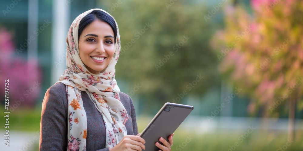 Fototapeta premium Successful Businesswoman on Campus