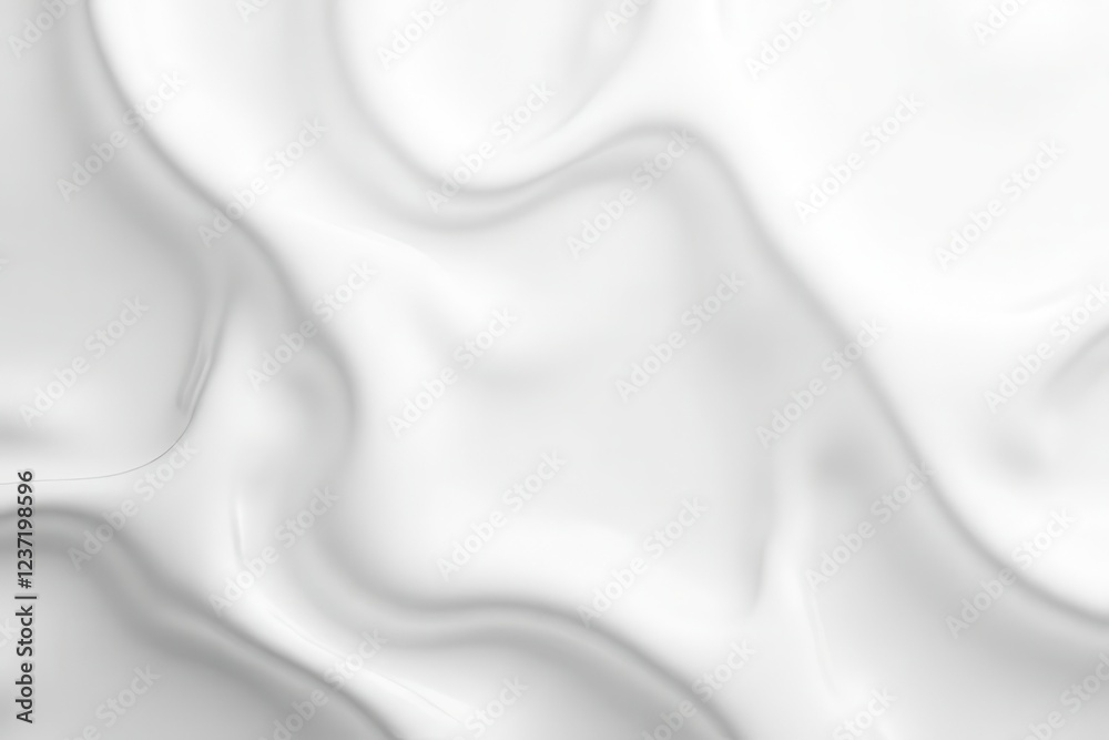 Fototapeta premium Smooth White Waves on Soft Textured Surface for Abstract Background