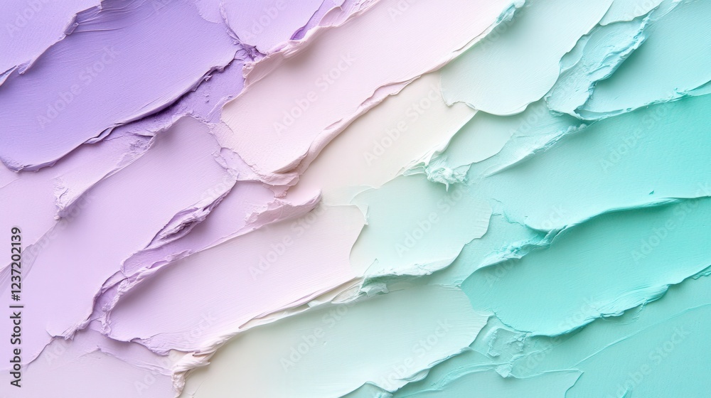 Obraz premium Pastel Swirled Paint Texture Background Design