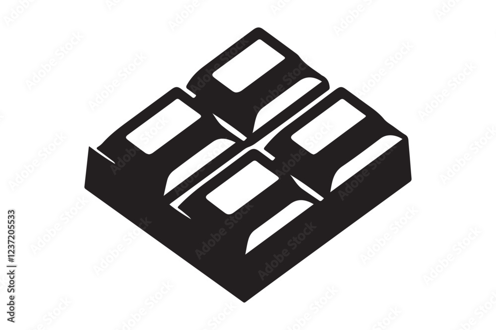 chocolate food vector silhouette chocolate food vector silhouette