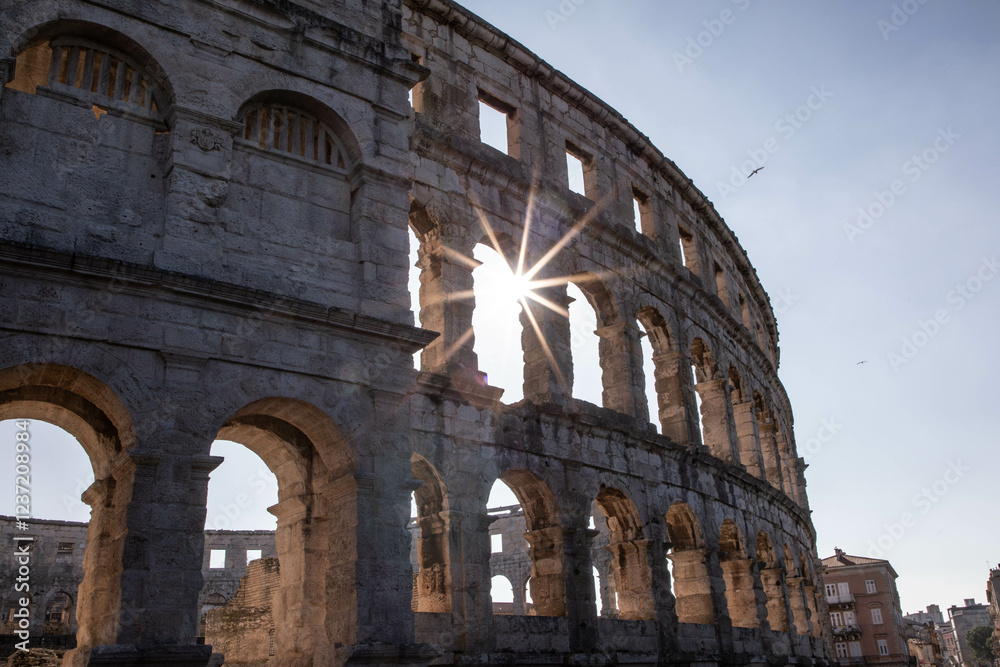 Fototapeta premium Arena in Pula, Croatia