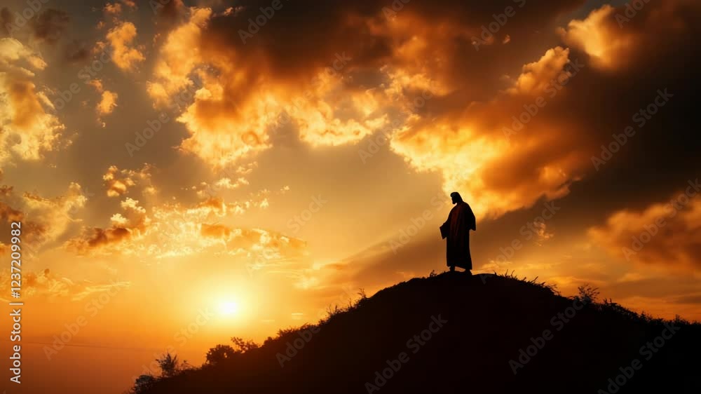 Jesus the lord praying on the Heaven Jesus the lord praying on the Heaven