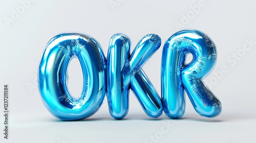 3D characters spelling 