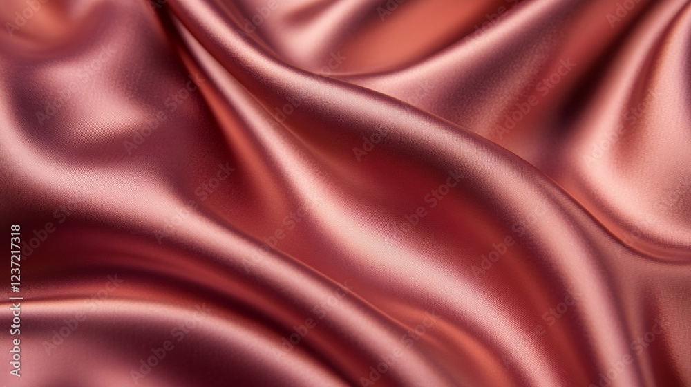 Obraz premium Stunning Rose Gold Satin Fabric Texture
